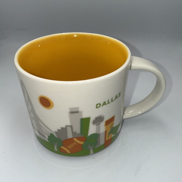 Starbucks "You Are Here" 2014 Collectors Series DALLAS Coffee / Tea Mug 14 oz. - Picture 1 of 7